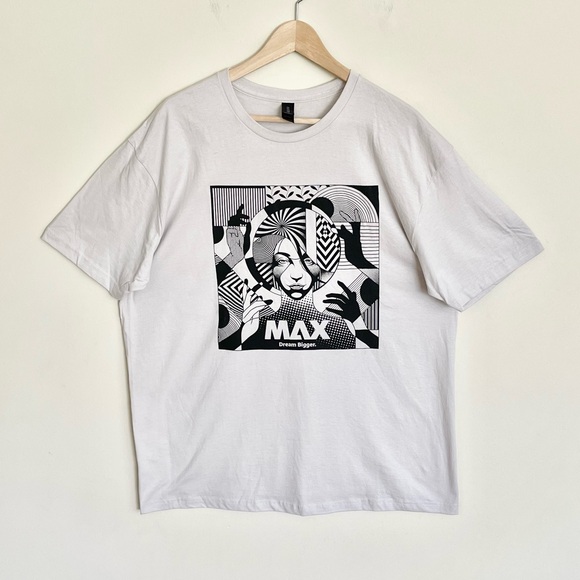 RARE Adobe Max 2023 Dream Bigger Graphic Light Gray T Shirt Adult XL - Picture 2 of 9